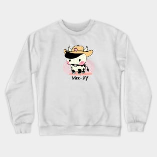 funny cow print Crewneck Sweatshirt